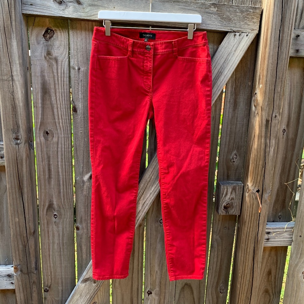 RED TALBOTS SKINNY SIZE 6